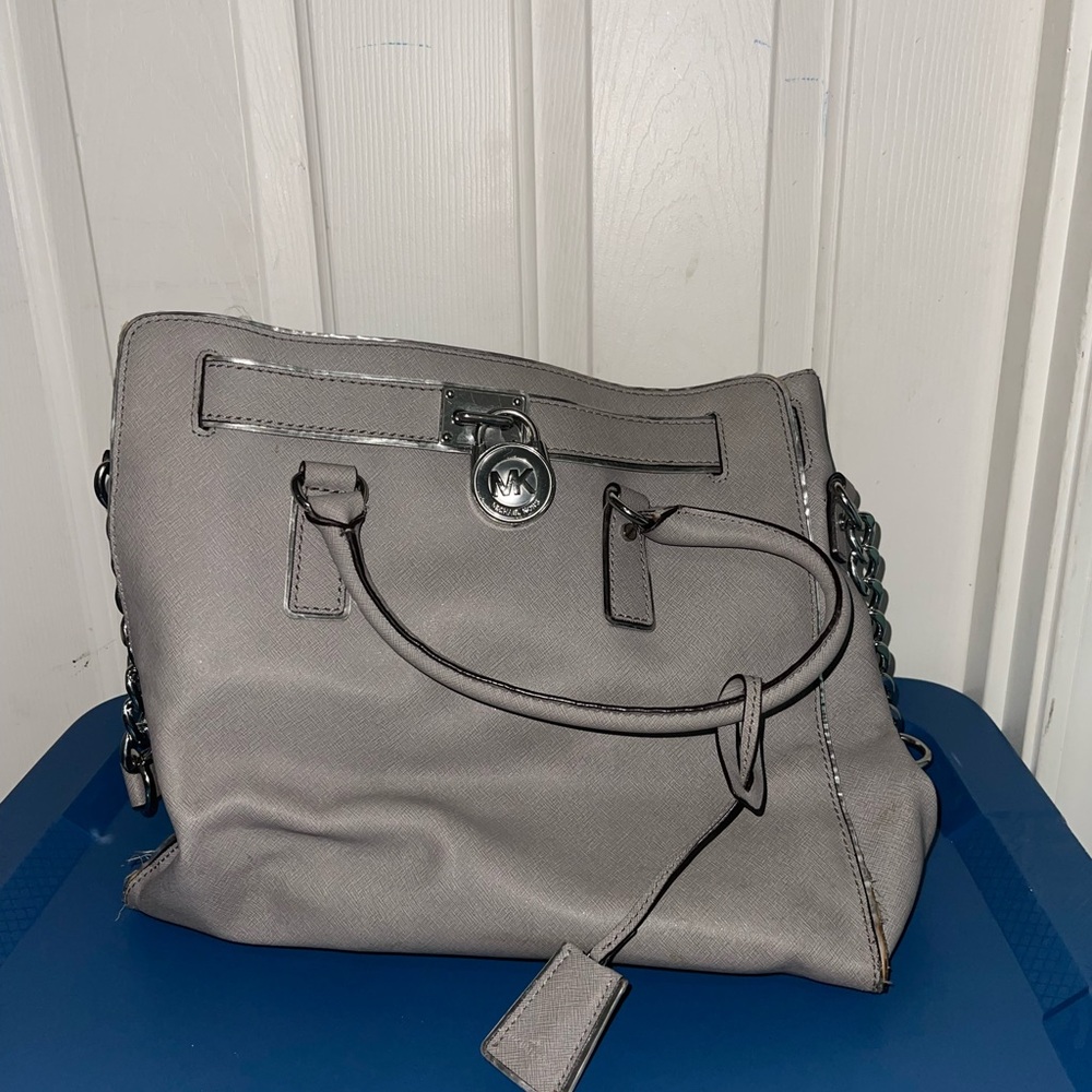 Large gray Hamilton bag